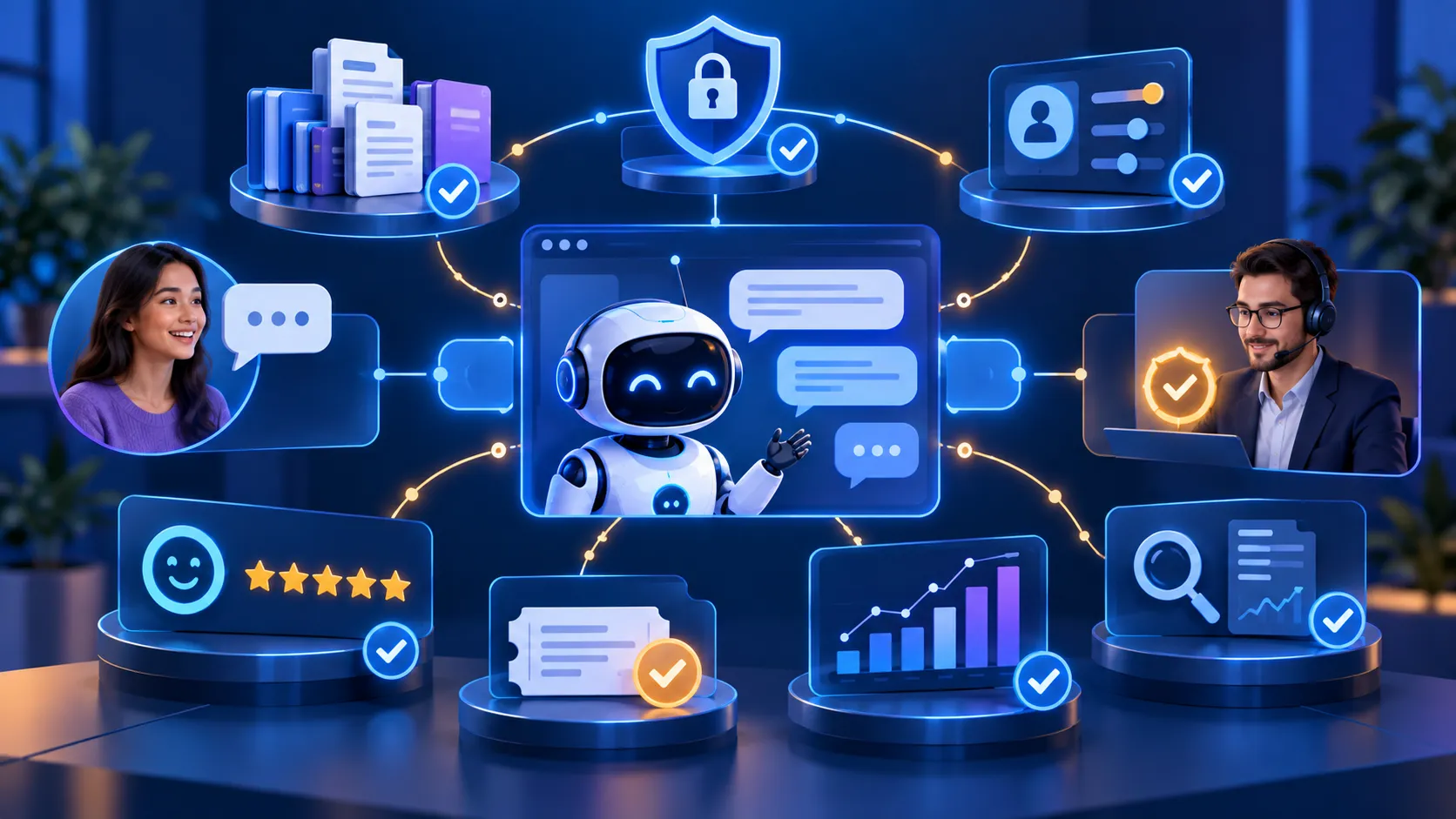 قائمة فحص لإطلاق نظام ذكاء اصطناعي آمن وفعال لخدمة العملاء